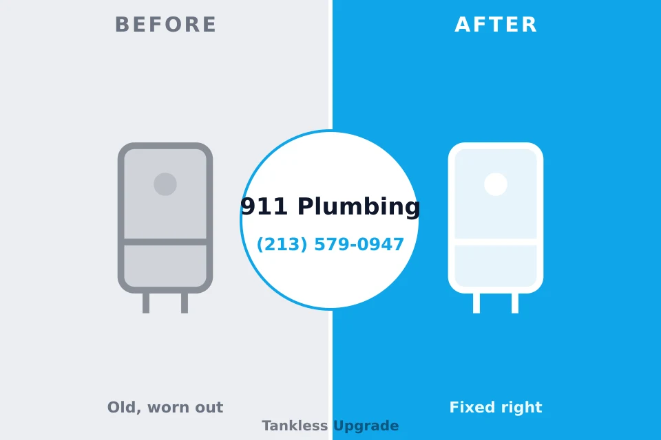 Before and after: plumbing company Pleasant Hills, OH